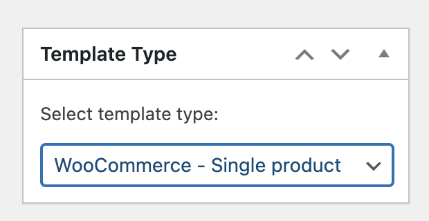 انتخاب نوع قالب WooCommerce - Single Product