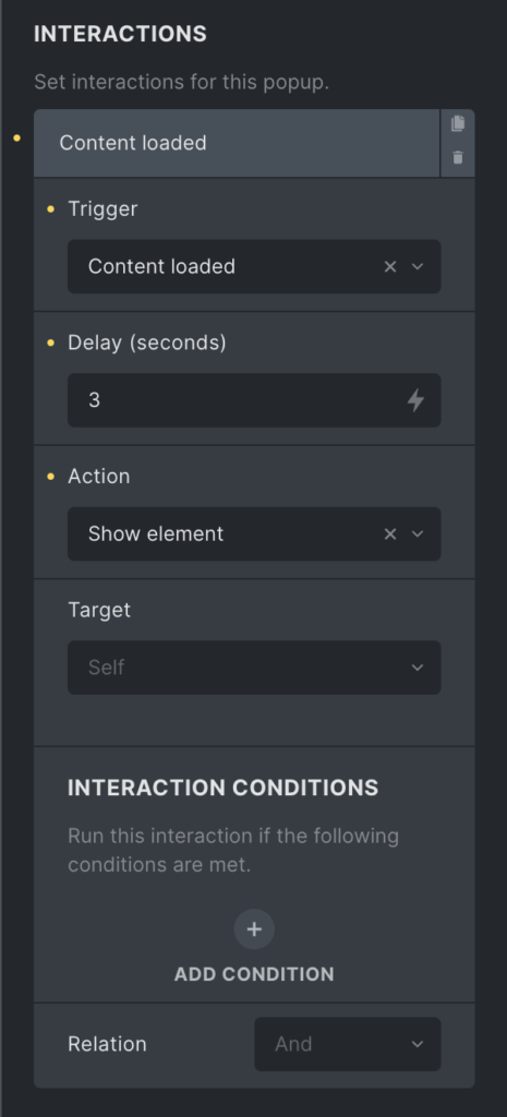 تعامل Content loaded