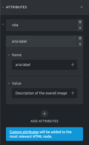 Container: Custom Attributes